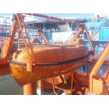 Harding 75 Person Lifeboat, No. of Pers.: 75, Material: G.R.P, Control: A.D., L: 10.4, B: 3.3, D: