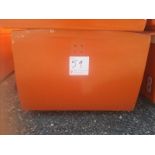 Large lifejacket container with approx. 24 lifejackets