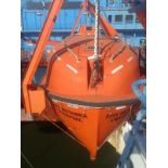 Harding 75 Person Lifeboat, No. of Pers.: 75, Material: G.R.P, Control: A.D., L: 10.4, B: 3.3, D: