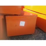 Large lifejacket container with approx. 24 lifejackets
