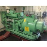 Nebb Backup Generator No: 38401/7, Type: MC 504 A, V: 440, A: 262, kVA: 200, rpm: 1800, Hz:60