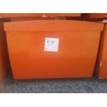 Large lifejacket container with approx. 24 lifejackets