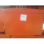 Large lifejacket container with approx. 24 lifejackets