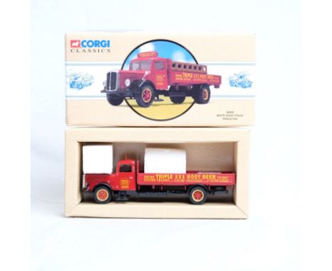  Corgi White Soda Truck - Tripple XXX | Scale: 1:50 | Model Code: 98459 | Certificate: Yes | Lot Condition: Good | Mirrors: Y