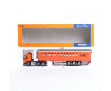  Corgi Volvo FM Low Curtainside - RMC Packed Products LTD | Scale: 1:50 | Model Code: CC13503 | Certificate: Yes | Lot Condit