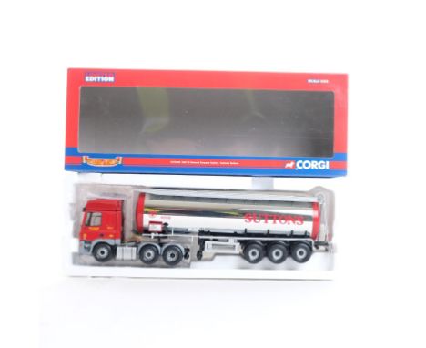  Corgi DAF CF General Purpose Tanker - Suttons Tankers | Scale: 1:50 | Model Code: CC13602 | Certificate: Yes | Lot Condition