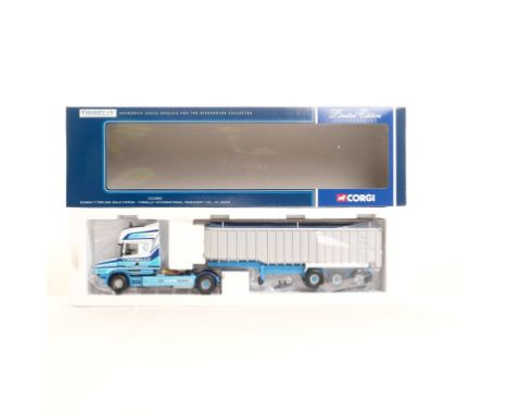  Corgi Scania T Topline Bulk Tipper - Tinnelly International Transport LTD | Scale: 1:50 | Model Code: CC12805 | Certificate: