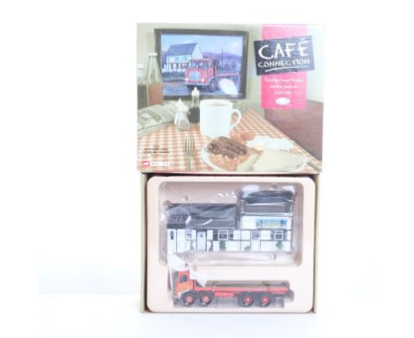  Corgi Café Connection - AEC MKV Mammoth Major Platform Lorry - Siddle Cook - The Lazy Trout | Scale: 1:50 | Model Code: CC11