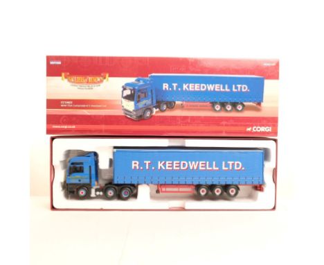  Corgi MAN TGA Curtainside - R.T. Keedwell Ltd | Scale: 1:50 | Model Code: CC13423 | Certificate: Yes | Lot Condition: Good  