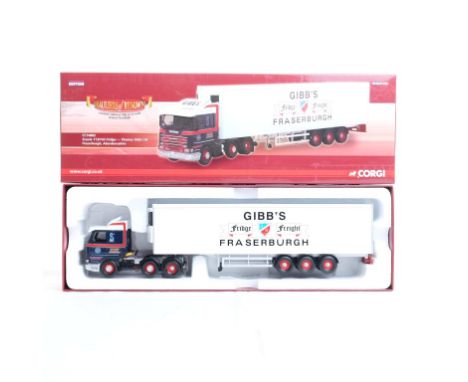  Corgi Scania 113/143 Reefer Trailer - Thomas Gibb Ltd, Fraserburgh | Scale: 1:50 | Model Code: CC14802 | Certificate: Yes | 