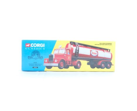  Corgi Scammell Highwayman & Tanker Trailer Set - Esso | Scale: 1:50 | Model Code: 16302 | Certificate: Yes | Lot Condition: 