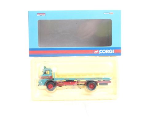  Corgi Leyland (LAD) Platform Lorry - Pollock | Scale: 1:50 | Model Code: CC11611 | Certificate: Yes | Lot Condition: Good | 