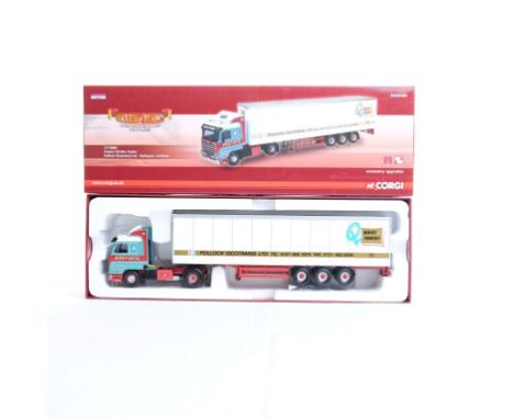  Corgi Scania 143 Box Trailer -  Pollock (Scotrans) LTD | Scale: 1:50 | Model Code: CC14806 | Certificate: Yes | Lot Conditio