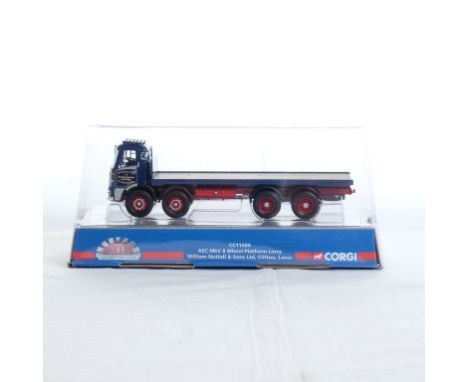  Corgi AEC MkV 8 Wheel Platform Lorry - William Nuttal & Sons Ltd | Scale: 1:50 | Model Code: CC11509 | Certificate: No | Lot