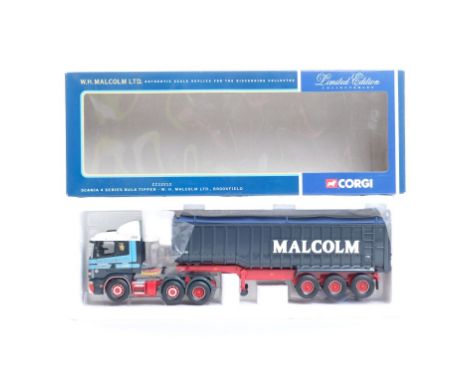  Corgi Scania 4 Series Bulk Tipper - W.H. Malcolm LTD | Scale: 1:50 | Model Code: CC12212 | Certificate: Yes | Lot Condition: