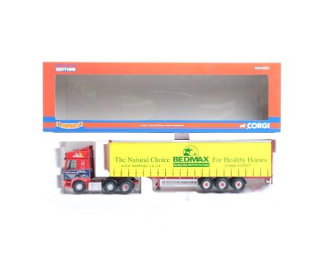  Corgi DAF CF Curtianside - James S Hislop/Bedmax | Scale: 1:50 | Model Code: CC13612 | Certificate: Yes | Lot Condition: Goo