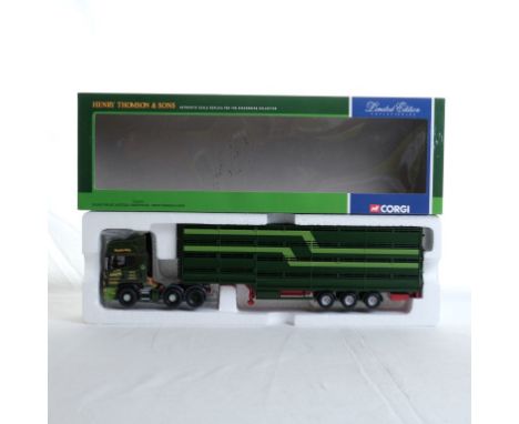  Corgi Scania Topline Livestock Transporter - Henry Thomson & Sons | Scale: 1:50 | Model Code: CC12917 | Certificate: No | Lo