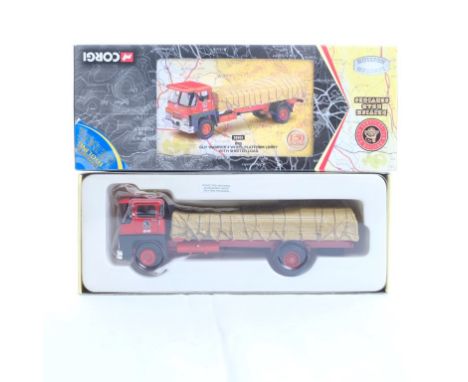  Corgi Guy Warrior 4 Wheel Platform Lorry With Sheeted Load - BRS | Scale: 1:50 | Model Code: 28901 | Certificate: Yes | Lot 