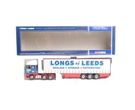  Corgi DAF XF Space Cab Curtainside - J Long & Sons (Haulage) LTD | Scale: 1:50 | Model Code: CC13202 | Certificate: Yes | Lo