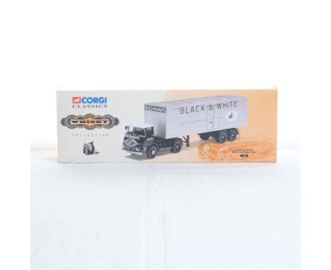  Corgi ERF KV Artic Box Trailer - Black & White | Scale: 1:50 | Model Code: 11401 | Certificate: Yes | Lot Condition: Good | 