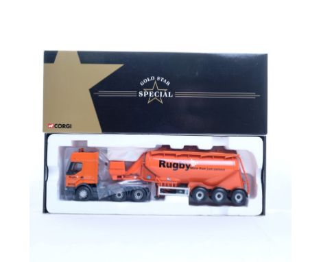  Corgi Renault Premium Feldbinder Tanker - Rugby Cement | Scale: 1:50 | Model Code: CC12105 | Certificate: Yes | Lot Conditio