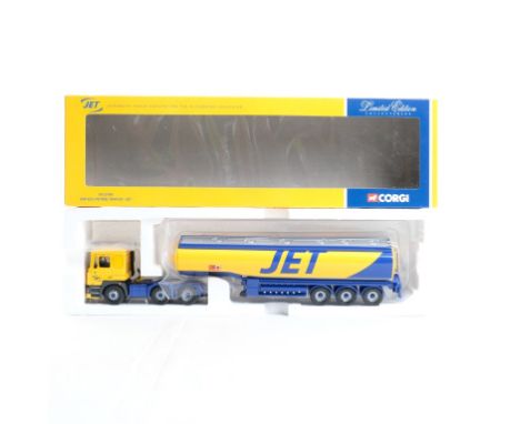  Corgi ERF ECS Petrol Tanker - Jet | Scale: 1:50 | Model Code: CC12708 | Certificate: Yes | Lot Condition: Good | Mirrors: Ye