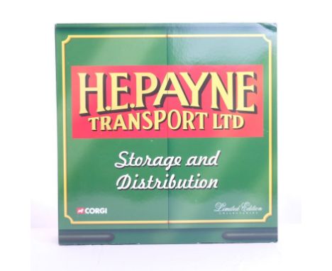  Corgi 3 Tractor Unit Set & Curtainside Trailer - H.E. Payne | Scale: 1:50 | Model Code: CC99147 | Certificate: Yes | Lot Con