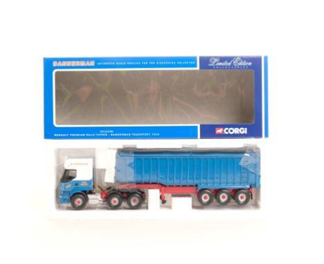  Corgi Renault Premium Bulk Tipper - Bannerman Transport, Tain | Scale: 1:50 | Model Code: CC12106 | Certificate: Yes | Lot C