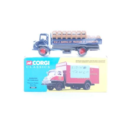  Corgi Thames Trader Box Van With Bottle Load - W&J Riding LTD | Scale: 1:50 | Model Code: 30304 | Certificate: No | Lot Cond