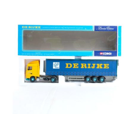  Corgi DAF XF Space Cab Curtainside - DE Rijke Group | Scale: 1:50 | Model Code: CC13204 | Certificate: Yes | Lot Condition: 