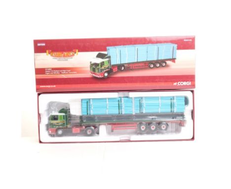  Corgi Scania 113 Flatbed & Pipe Load - Fagan & Whalley | Scale: 1:50 | Model Code: CC14805 | Certificate: Yes | Lot Conditio