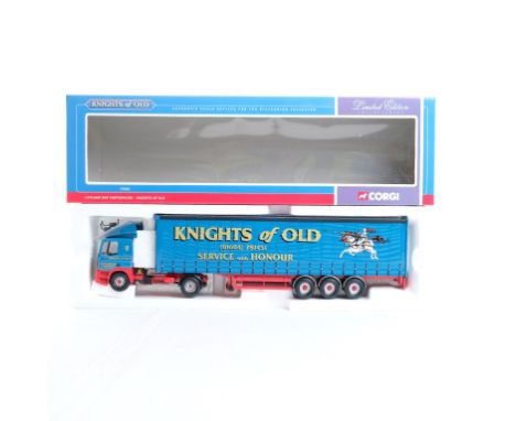  Corgi Leyland DAF Curtainside - Knight Of Old | Scale: 1:50 | Model Code: 75405 | Certificate: Yes | Lot Condition: Good | M