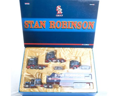  Corgi Stan Robinson 4 Tractor Units & Curtainside Trailer Set | Scale: 1:50 | Model Code: CC99188 | Certificate: Yes | Lot C