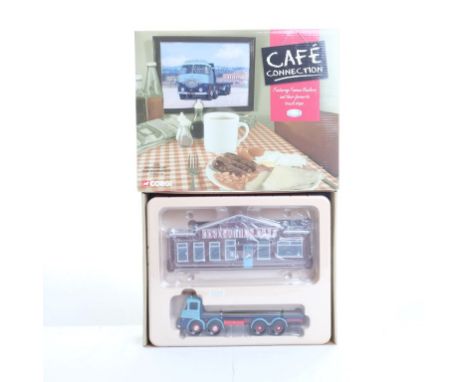  Corgi Café Connection - ERF KV Platform Lorry - Richard Read (Transport) LTD - Coronation Café | Scale: 1:50 | Model Code: C