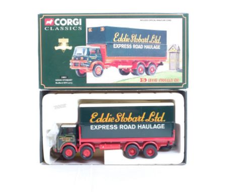  Corgi Bedford KM Lorry - Eddie Stobart | Scale: 1:50 | Model Code: 18801 | Certificate: Yes | Lot Condition: Good | Mirrors: