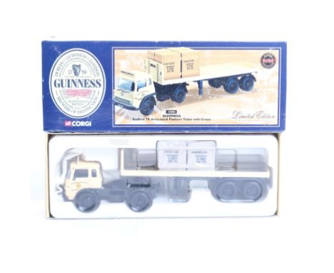  Corgi Bedford TK Articulated Platform Trailer with Crates - Guinness | Scale: 1:50 | Model Code: 22503 | Certificate: Yes | 