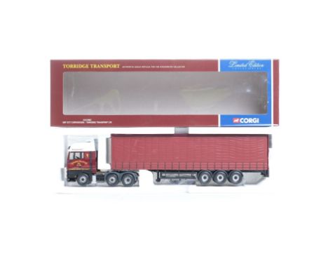  Corgi ERF ECT Curtainside - Torridge Transport LTD | Scale: 1:50 | Model Code: CC13402 | Certificate: Yes | Lot Condition: G