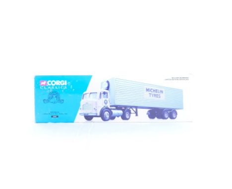  Corgi Leyland Beaver Box Trailer Set - Michelin | Scale: 1:50 | Model Code: 24701 | Certificate: Yes | Lot Condition: Good -