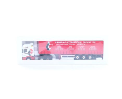  Eligor Scania 164L With Curtianside Trailer - Grampian | Scale: 1:43 | Model Code:  | Certificate: No | Lot Condition: Good 