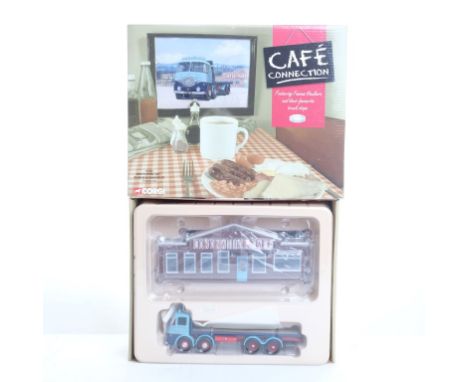  Corgi Café Connection - ERF KV Platform Lorry - Richard Read (Transport) LTD - Coronation Café | Scale: 1:50 | Model Code: C