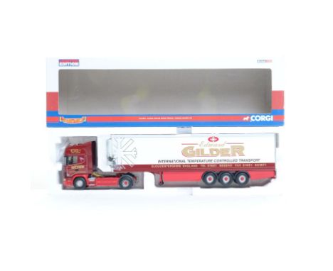  Corgi Scania Topline Fridge Trailer - Edward Gilder & Co | Scale: 1:50 | Model Code: CC12933 | Certificate: Yes | Lot Condit