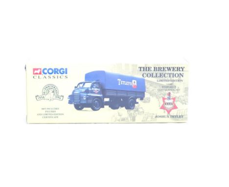  Corgi Bedford S Canvas Back Set - Joshua Tetley | Scale: 1:50 | Model Code: 19702 | Certificate: Yes | Lot Condition: Good |