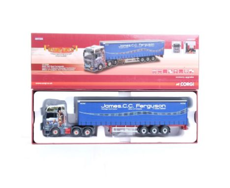  Corgi MAN TGX Curtainside Trailer - James C.C. Ferguson | Scale: 1:50 | Model Code: CC15204 | Certificate: Yes | Lot Conditi