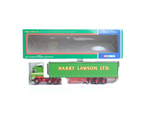  Corgi Volvo FH12 Globetrotter Curtainside - Harry Lawson LTD | Scale: 1:50 | Model Code: CC12418 | Certificate: Yes | Lot Co