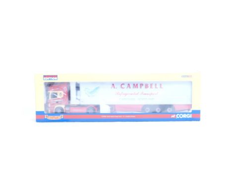  Corgi Scania Topline Fridge Trailer - A.L. Campbell Haulage | Scale: 1:50 | Model Code: CC12920 | Certificate: Yes | Lot Con