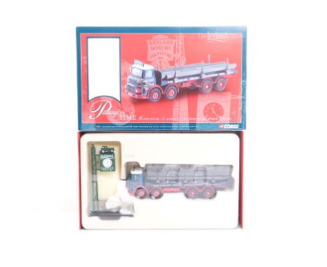  Corgi Leyland (LAD) Octopus Platform Lorry With Steel Bar Load & Lostock Hall Clock - T.Brady & Sons LTD | Scale: 1:50 | Mod