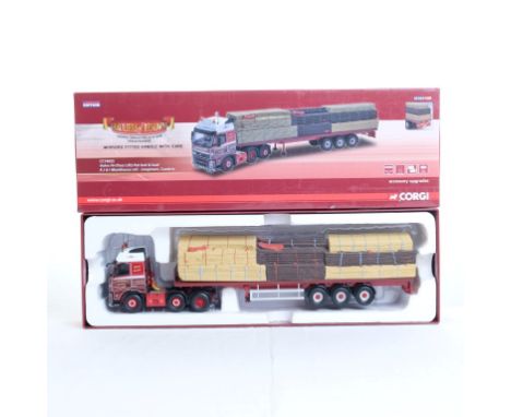  Corgi Volvo FH Flatbed Trailer & Load - R J & I Monkhouse Ltd | Scale: 1:50 | Model Code: CC14025 | Certificate: Yes | Lot C