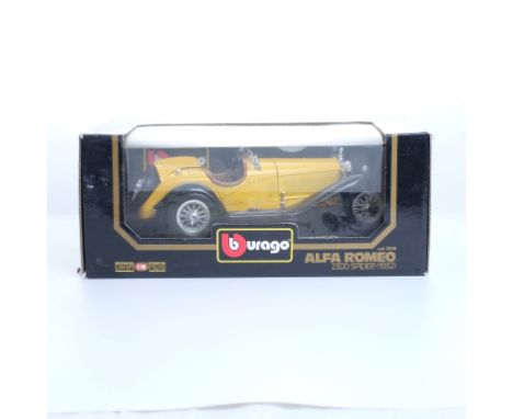  Bburago Alfa Romeo 2300 Spider (1932) | Scale: 1:18 | Model Code: 3008 | Certificate: No | Lot Condition: Good | Mirrors: At