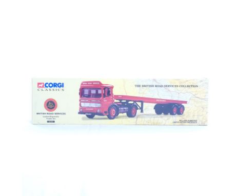  Corgi Leyland Ergomatic Trailer Set - British Road Services | Scale: 1:50 | Model Code: 22101 | Certificate: No | Lot Condit