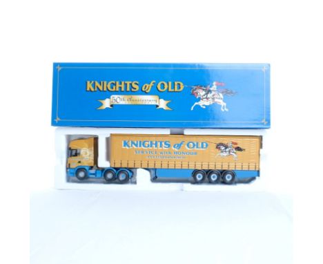  Corgi Scania Topline Curtainside Trailer - Knights Of Old | Scale: 1:50 | Model Code: CC12911 | Certificate: Yes | Lot Condi